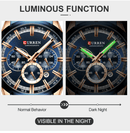 Curren Business Chronograafhorloge