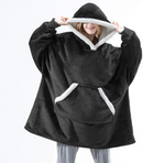 Furry Hoodie Blanket 