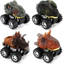 Pull Back Dinosaur Mini Car (6pcs)