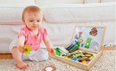 Magnetic drawing and puzzle board