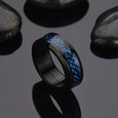 Luminous Celtic Dragon Ring