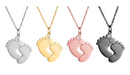 Custom Baby Feet Collar