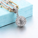 Gold Bullet Rock Crystal Necklace