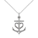 Anchor Heart Necklace