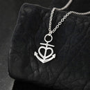 Anchor Heart Necklace