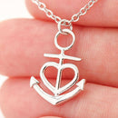 Anchor Heart Necklace