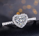 Heart Cubic Zirconia Ring