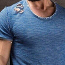 Mannen Shredded Tee