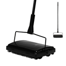 Manual carpet and floor sweeper 