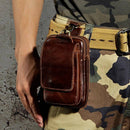Echt Lederen Heren Waist Bag