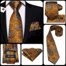 Hi-Tie | Silk Paisley Tie Set