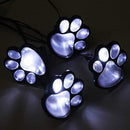 Paw Print Lampjes op zonne-energie