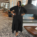 Plus Size Casual Streetwear Set