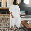 Plus Size Casual Streetwear Set