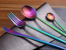 Regenboog Bestek Set (4 Stuks)
