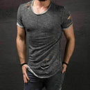 Mannen Shredded Tee