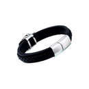 Steel Punk Skull Leather Bracelet