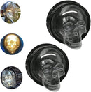Skull Headlight Covers