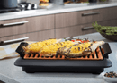 Elektrische barbecue zonder antiaanbaklaag