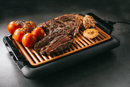 Elektrische barbecue zonder antiaanbaklaag