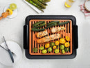 Elektrische barbecue zonder antiaanbaklaag