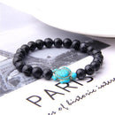 Turquoise Kralen Schildpad Armband!